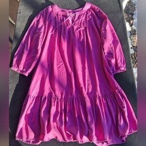 Westbound One Shoulder Dress in Vibrant Purple